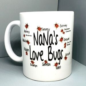 COPY - Coffee mug, 11 oz, Nana's Love Bugs